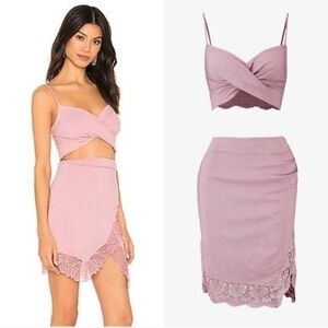 Nwt FREE PEOPLE Va Va Voom Bliss Blush Set